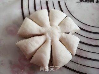 四叶䓍豆沙包的做法步骤：5