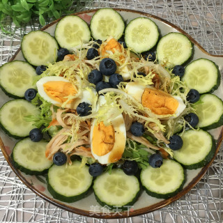 鸡胸肉拌时蔬沙拉的做法步骤：11