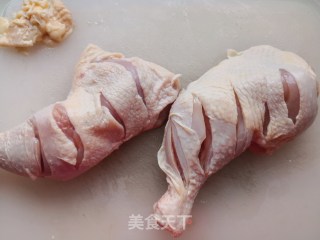 烤鸡腿的做法步骤：2