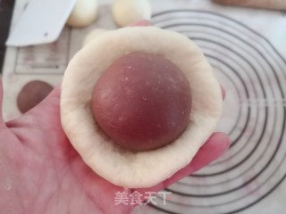 心心相依面包的做法步骤：7