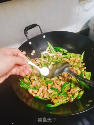 辣椒炒肉的做法步骤：6