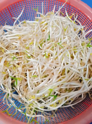清炒绿豆芽的做法步骤：1