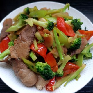 尖椒炒西兰花的做法步骤：18