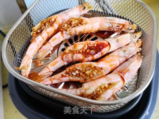 空炸蒜蓉虾的做法步骤：8