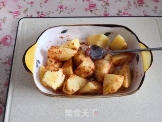 空炸薯角的做法步骤：2