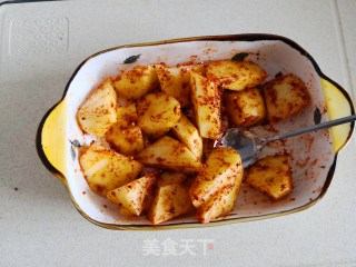 空炸薯角的做法步骤：3