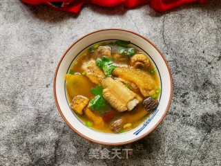 菌菇排骨汤的做法步骤：15