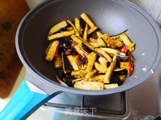 茄子焖面的做法步骤：6