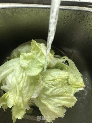 蚝油西生菜的做法步骤：2