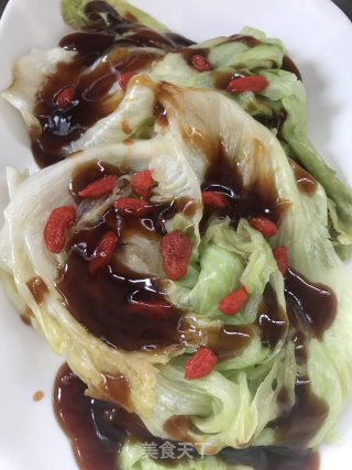 蚝油西生菜的做法步骤：8