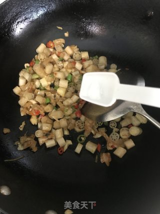 酸辣藕尖的做法步骤：6