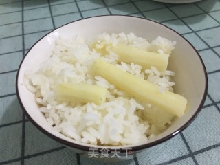山药焖米饭的做法步骤：5
