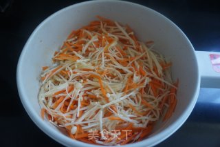鱼香肉丝荞麦冷面的做法步骤：9