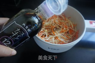 鱼香肉丝荞麦冷面的做法步骤：10