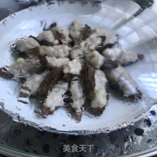 羊肚菌酿虾肉的做法步骤：8