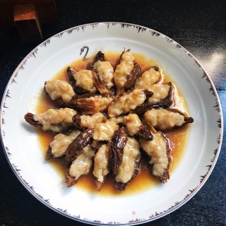 羊肚菌酿虾肉的做法步骤：11
