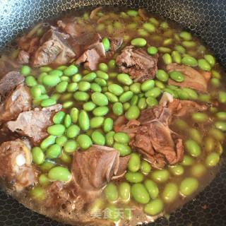 毛豆烧排骨的做法步骤：9