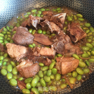 毛豆烧排骨的做法步骤：10