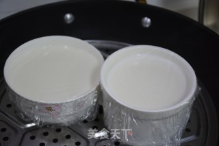 芒果蜜豆双皮奶的做法步骤：8