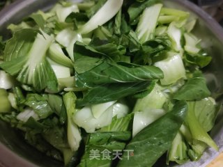 清炒小油菜的做法步骤：2