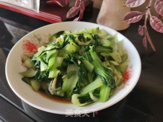 清炒小油菜的做法步骤：8
