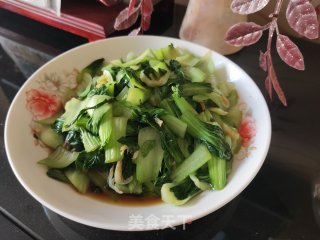 清炒小油菜的做法步骤：9