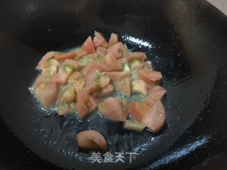西红柿圆白菜炒鸡蛋的做法步骤：6