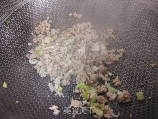 肉末豇豆打卤面的做法步骤：6