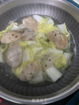 蛤蜊娃娃菜的做法步骤：2