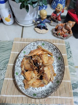 香煎三文鱼骨的做法步骤：9