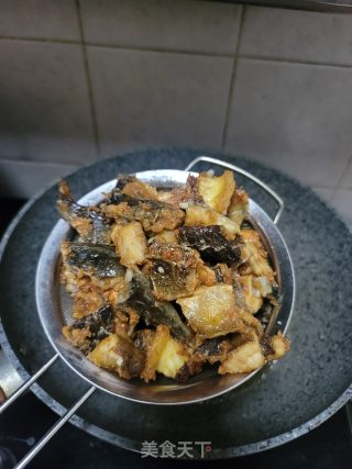 炸鲟龙鱼骨的做法步骤：10