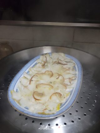 陈皮蒸鲟龙鱼片的做法步骤：6