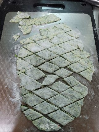 煮韭菜面片的做法步骤：8