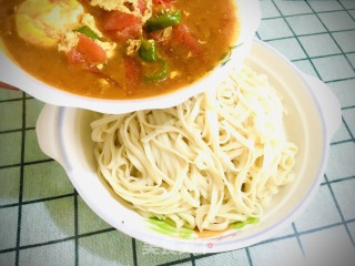 西红柿鸡蛋拌面的做法步骤：10