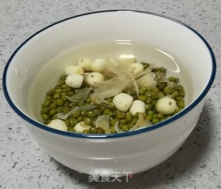 绿豆百合莲子粥的做法步骤：2