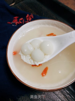 米酒小圆子的做法步骤：9