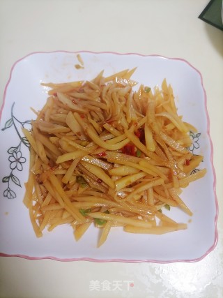酸辣土豆丝的做法步骤：5