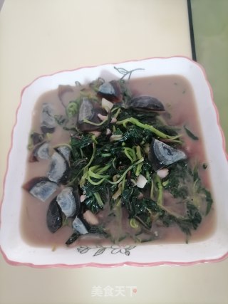 皮蛋苋菜汤的做法步骤：6