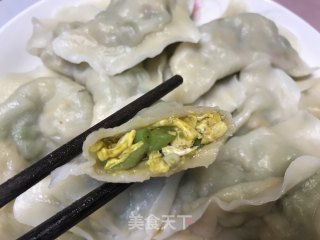 豇豆鸡蛋水饺的做法步骤：7