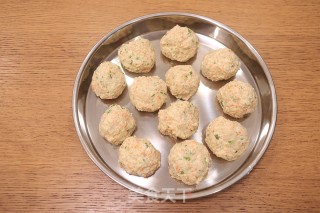 低脂鸡肉豆腐丸子的做法步骤：11