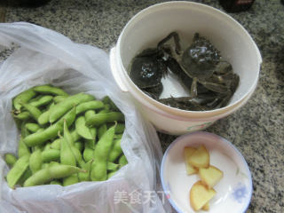 毛豆炒六月黄的做法步骤：1