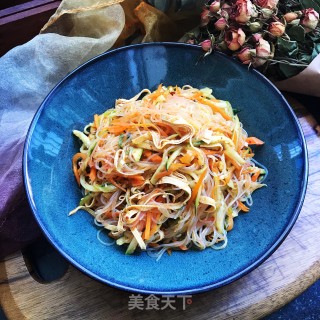 黄瓜粉丝拌豆皮的做法步骤：10