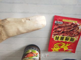 烤杏鲍菇的做法步骤：1