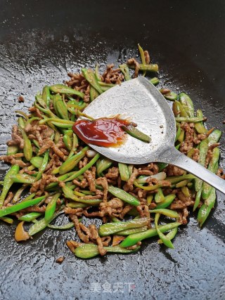 刀豆炒肉丝的做法步骤：8