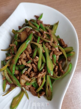 刀豆炒肉丝的做法步骤：9
