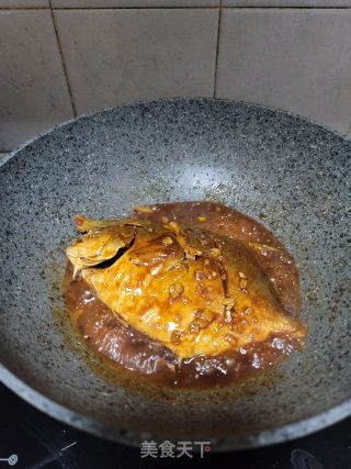 红烧鲳鱼的做法步骤：11