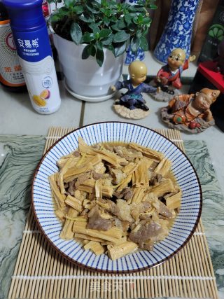 猪肉焖腐竹的做法步骤：11
