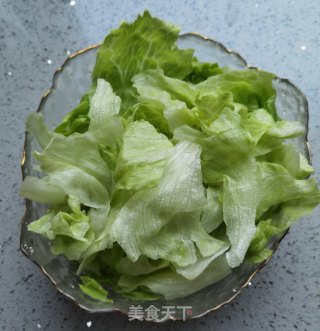 蚝油蒜蓉生菜的做法步骤：2