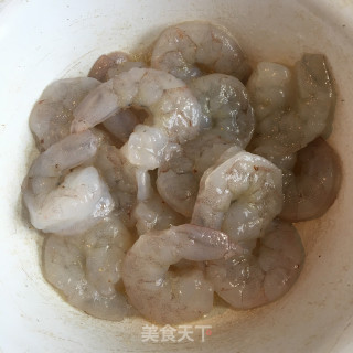 虾仁粉丝煲豆腐的做法步骤：2