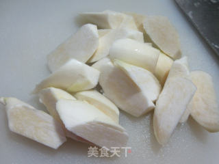臭豆腐烧茭白的做法步骤：3